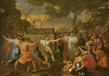 A Adoração do Bezerro de Ouro, antes de 1634